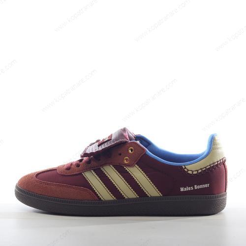 Billiga Adidas Samba Nylon Wales Bonner ‘Brun Blå Röd’ IE0579