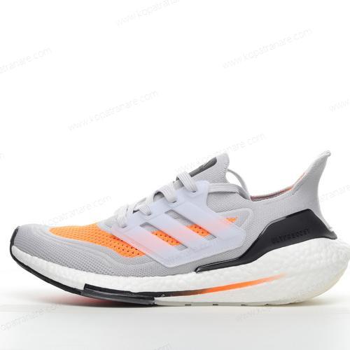 Billiga Adidas Ultra boost 21 ‘Grå Svart Orange’ FY5391