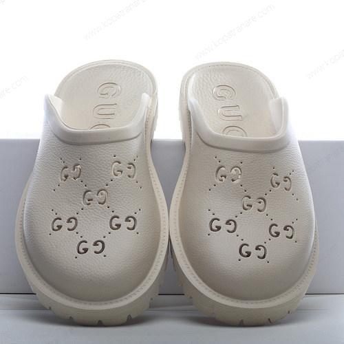 Billiga GUCCI Rubber GG Loafers ‘Off White’ 655517-JFB00-9022