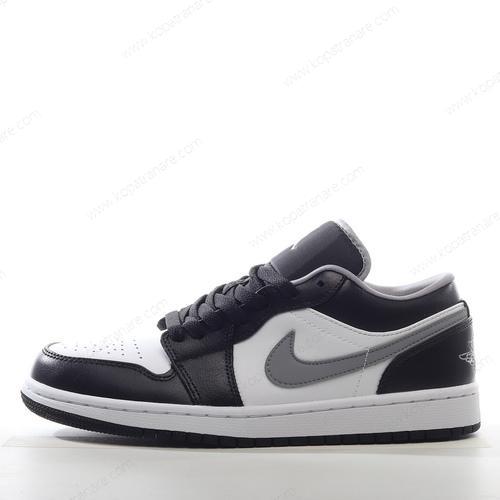 Billiga Nike Air Jordan 1 Low ‘Svart Grå Vit’ 553558-040