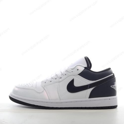 Billiga Nike Air Jordan 1 Low ‘Vit Svart’ 553558-132