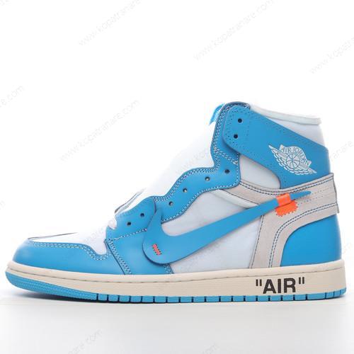 Billiga Nike Air Jordan 1 Retro High ‘Blå Vit’ AQ0818-148