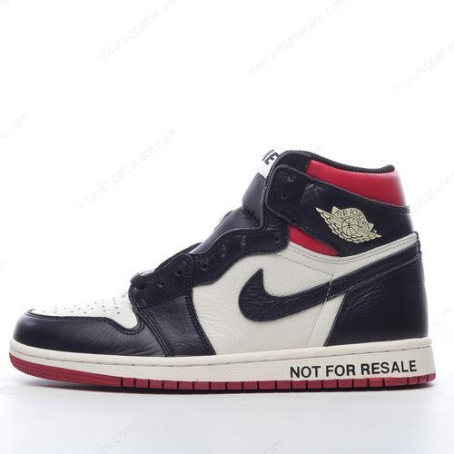 Billiga Nike Air Jordan 1 Retro High ‘Svart Röd’ 861428-106