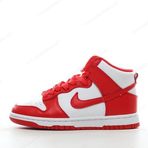 Billiga Nike Dunk High ‘Vit Röd’ DD1399-106