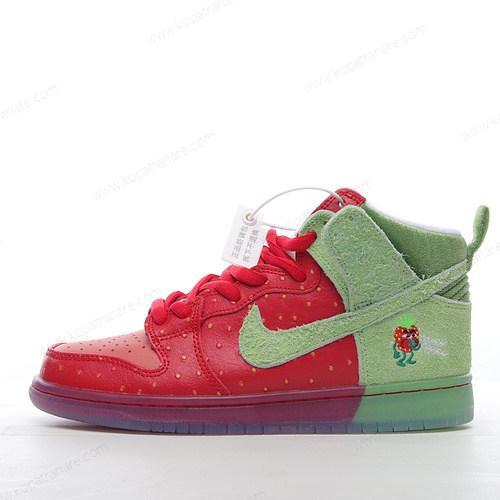 Billiga Nike SB Dunk High ‘Grön Röd’ CW7093-600