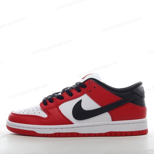 Billiga Nike SB Dunk Low ‘Röd Vit Svart’ BQ6817-600