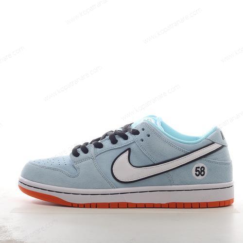 Billiga Nike SB Dunk Low ‘Vit Blå Svart’ BQ6817-401