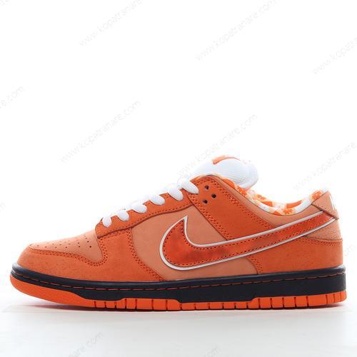 Billiga Nike SB Dunk Low ‘Vit Orange’ FD8776-800